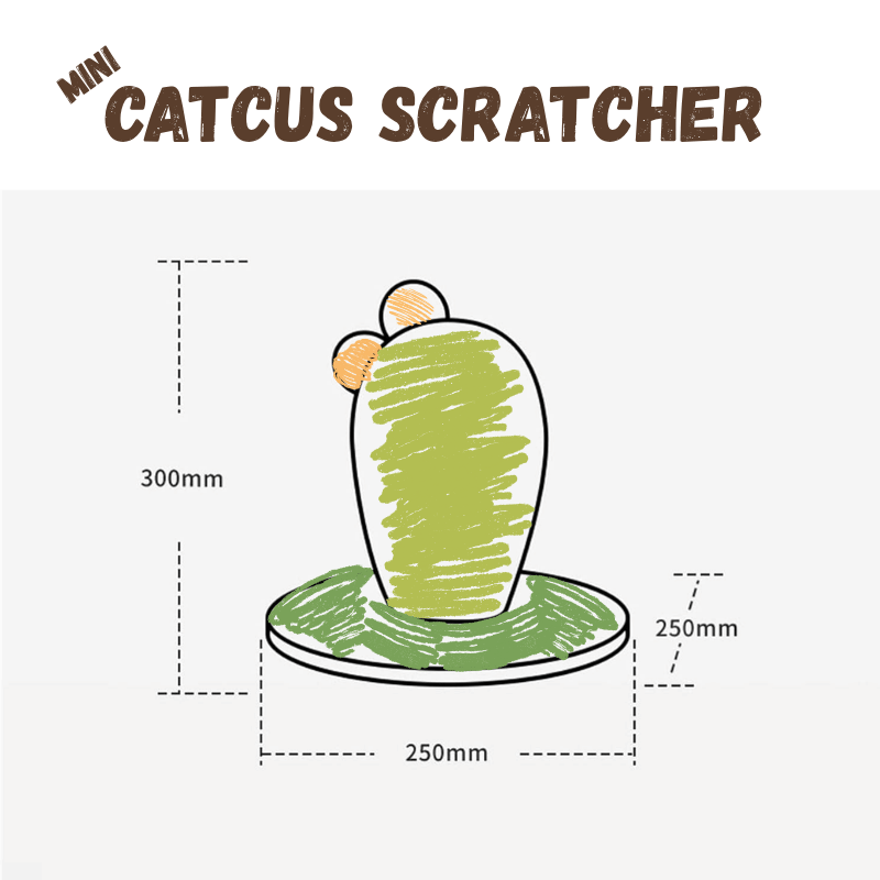 One For Pets - Cat Scratcher - Catcus - Mini