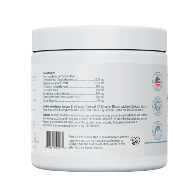 Wholistic Pet - Soft Chews - Hip & Joint