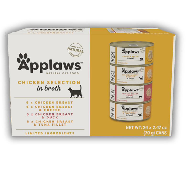 Applaws - can-  multipack - Broth - Chicken Selection (Cat) - 70g (24)
