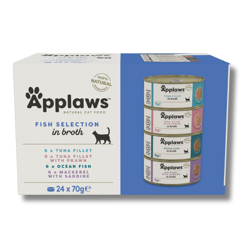 Applaws - can - Multipack - Broth -  Fish (Cat) - 70g (24)