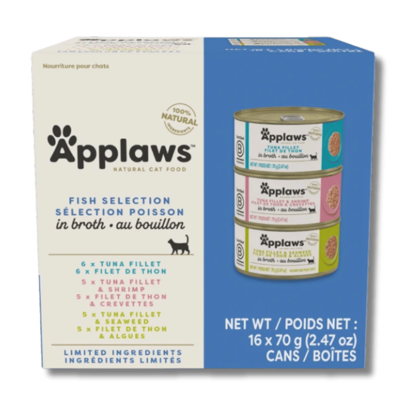 Applaws - can - multipack - Broth - Fish  (Cat) - 70g (16)