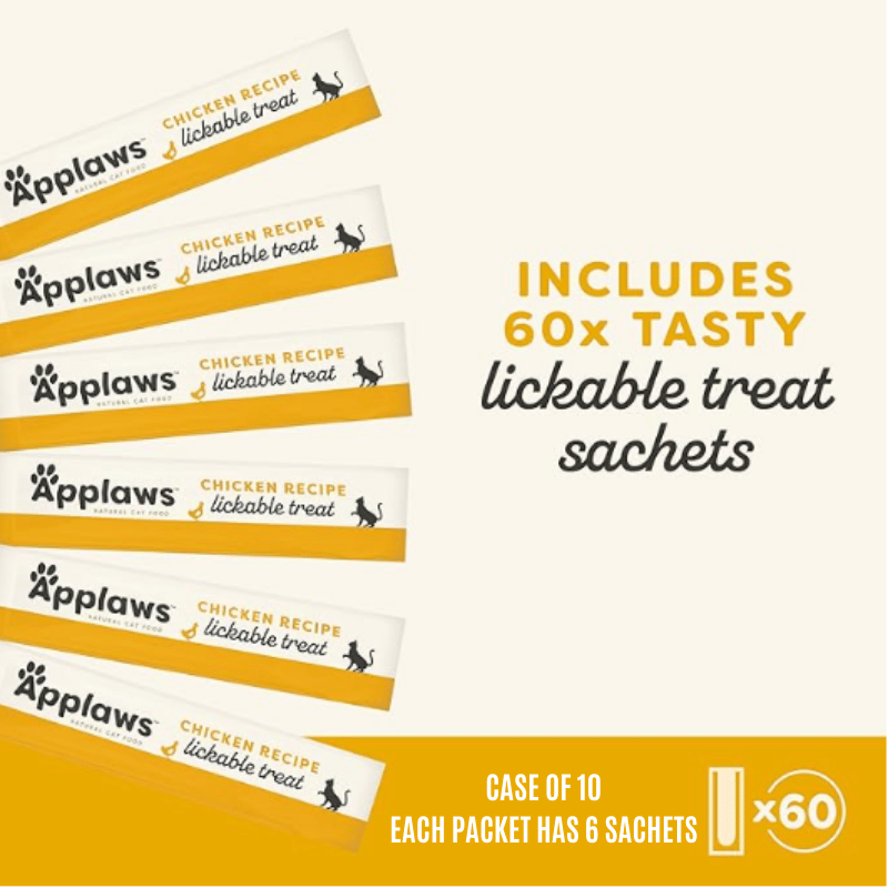 Applaws - Lickable Treat - Puree - Chicken (Cat) - (14g x 6) - Case of 10