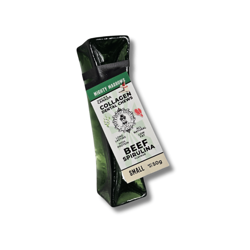 Wag & Bright - Mighty Marrows - Collagen Dental Chews - Spirulina Beef