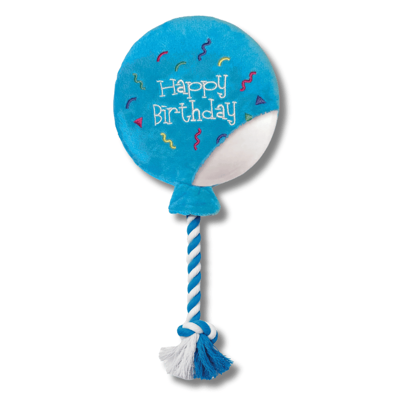 FoufouBRANDS - Birthday Balloon Squeakies - Blue