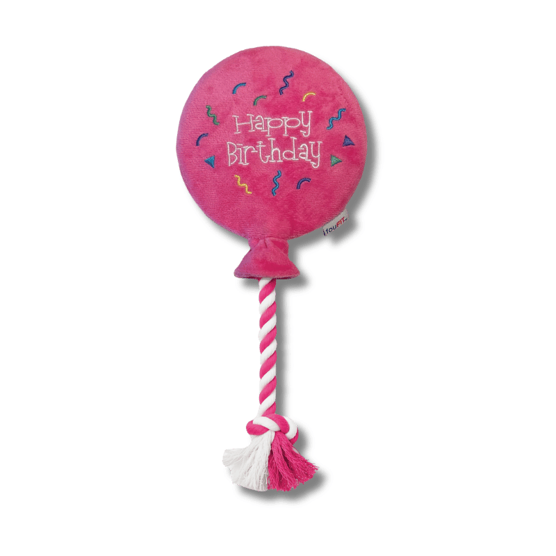 FoufouBRANDS - Birthday Balloon Squeakies - Pink