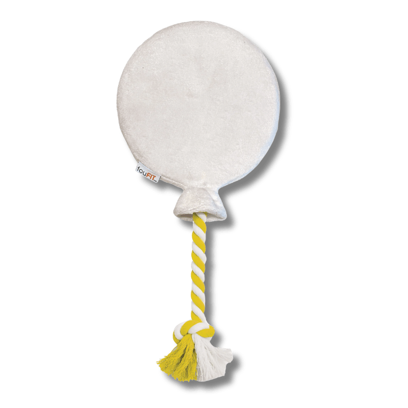 FoufouBRANDS - Birthday Balloon Squeakies - White