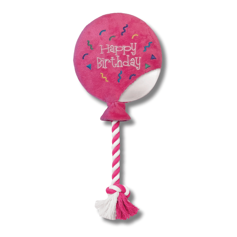 FoufouBRANDS - Birthday Balloon Squeakies - Pink