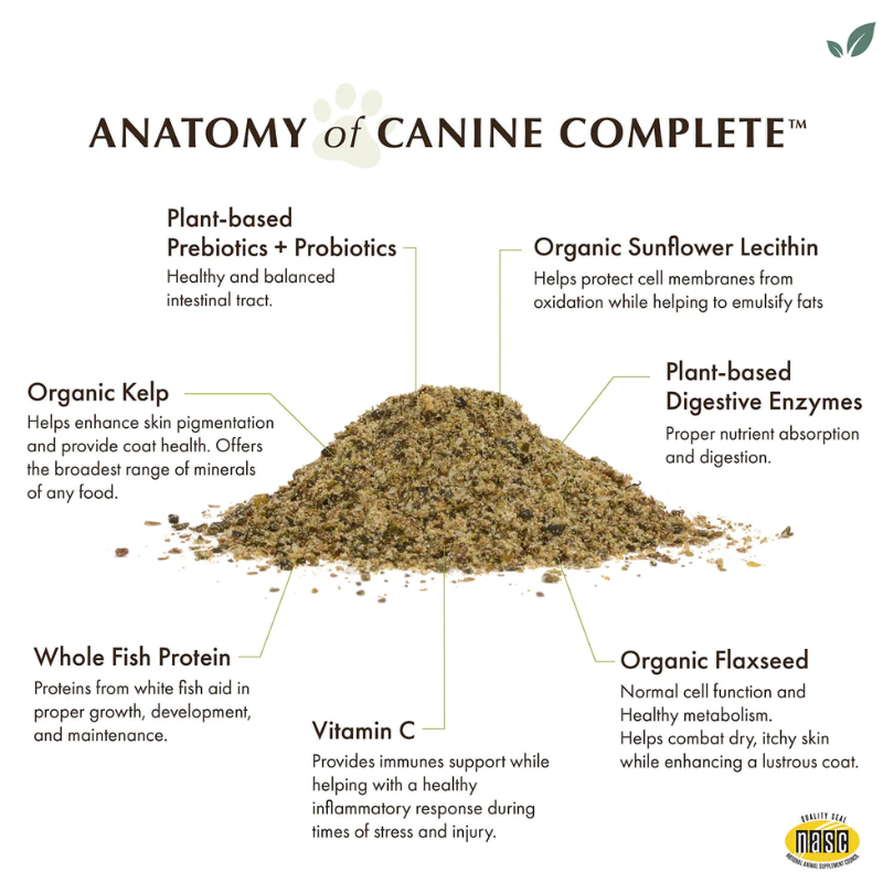 Wholistic pet organics canine complete hotsell