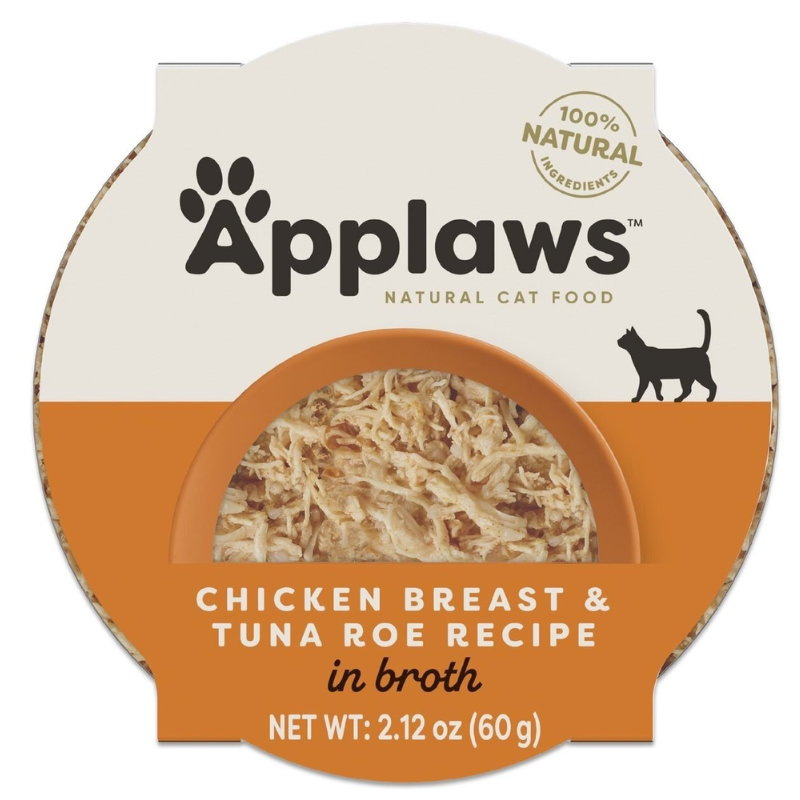 Applaws - Pots - Chicken Breast with Tuna Roe in Broth- 60g - Case/10