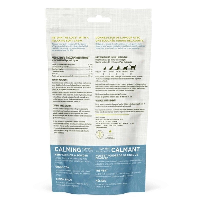 True Leaf - Calming Support Chews for Cats - 50g