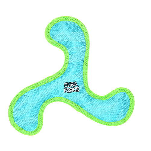 Tuffy Toys - DuraForce Boomerang Tiger Blue-Green