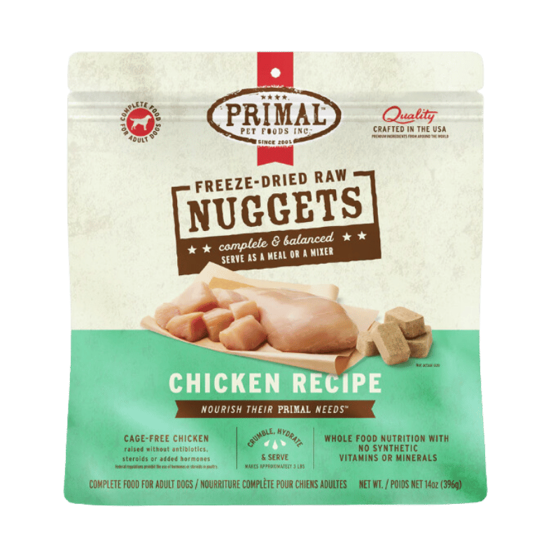 PRIMAL - Canine - Freeze Dried - Nuggets - Chicken