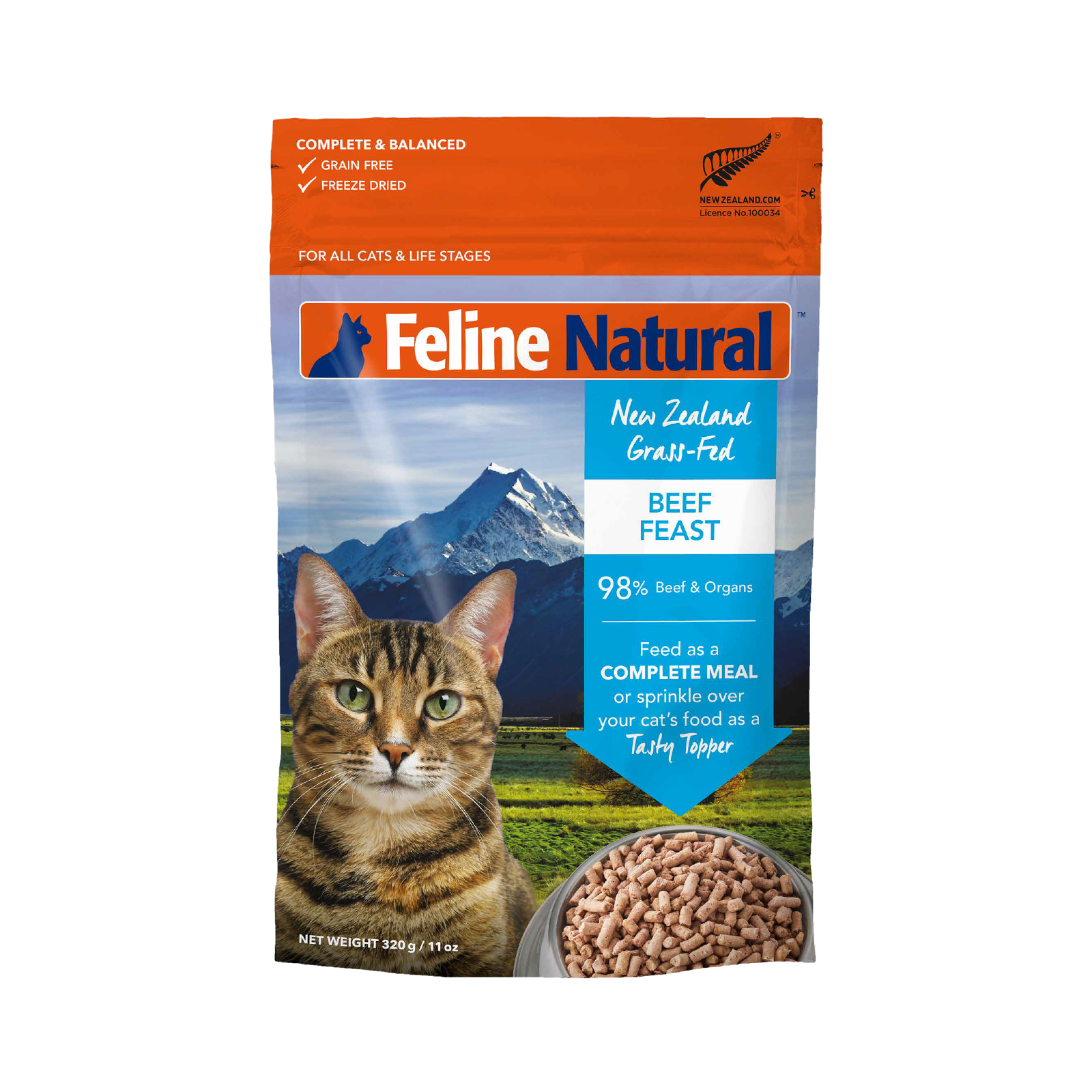 Feline Natural - Freeze Dried - Beef Feast