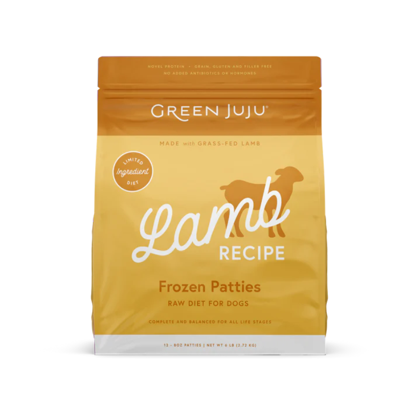 Green Juju -  Frozen Sliders - Lamb Recipe - pets canada