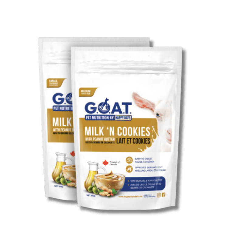 Happy Days -  Milk ‘N Cookies with Peanut Butter  - pets canada