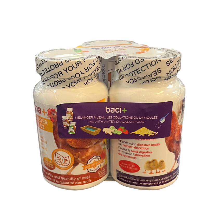 Baci+ - Hens Vitality / Probiotic / Booter 3 Pack x 100g