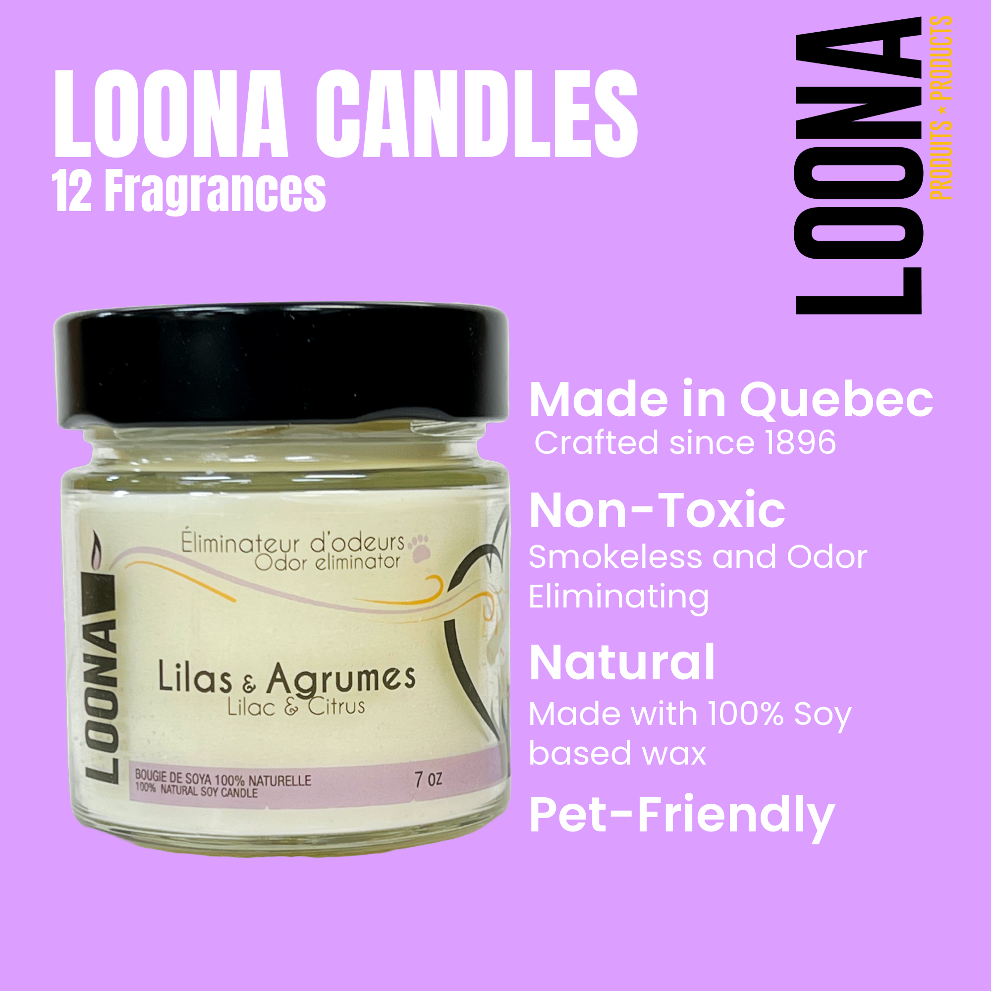 LOONA - Candle - Lilac & Citrus