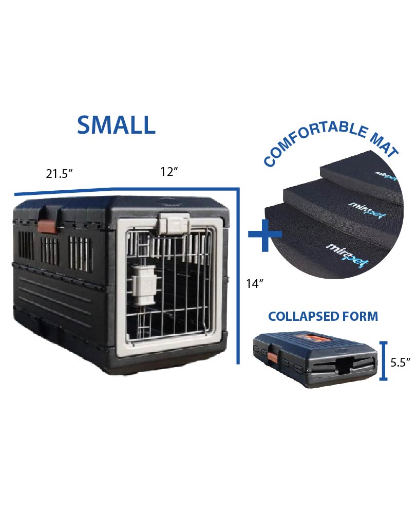 Mirapet - Foldable Crate W/ Mat