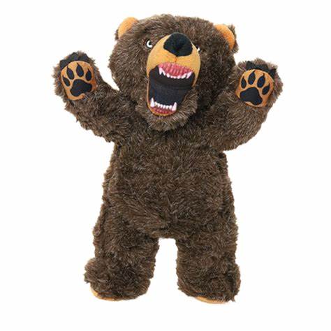 Tuffy Toys - Mighty Jr Angry Animals Bear