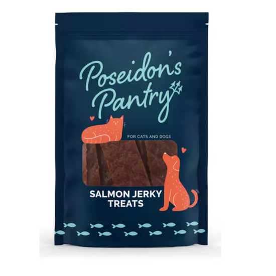 Poseidon’s Pantry Salmon Jerky Treats – 3 oz - Pets Canada