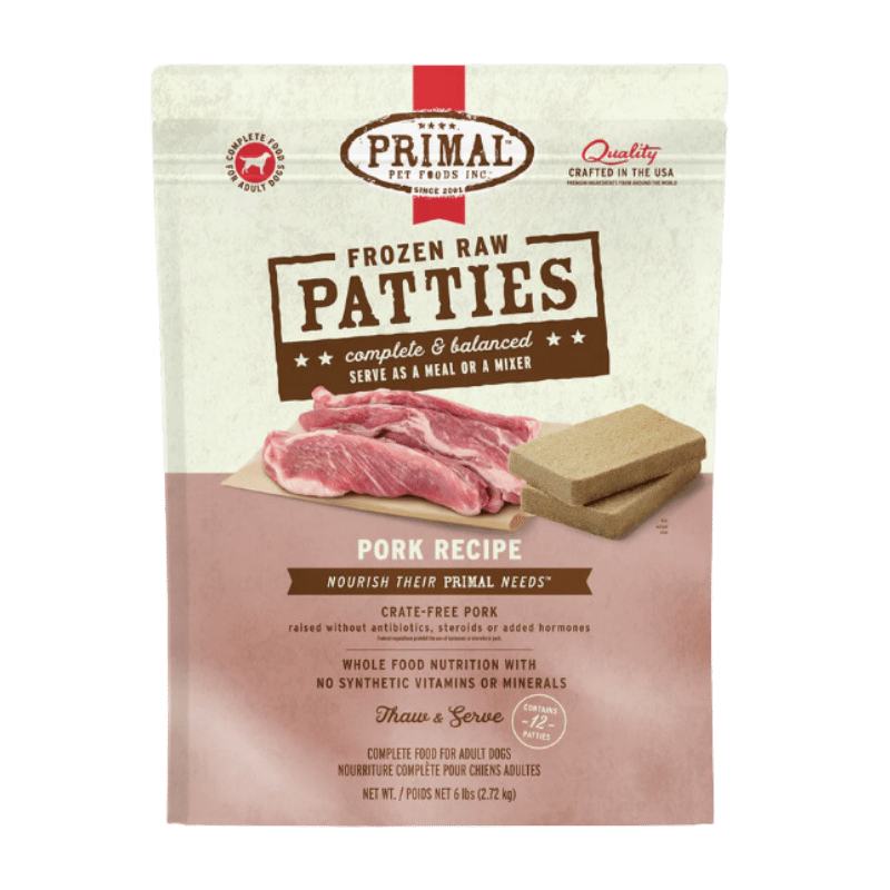 PRIMAL - Canine - Patties - Pork