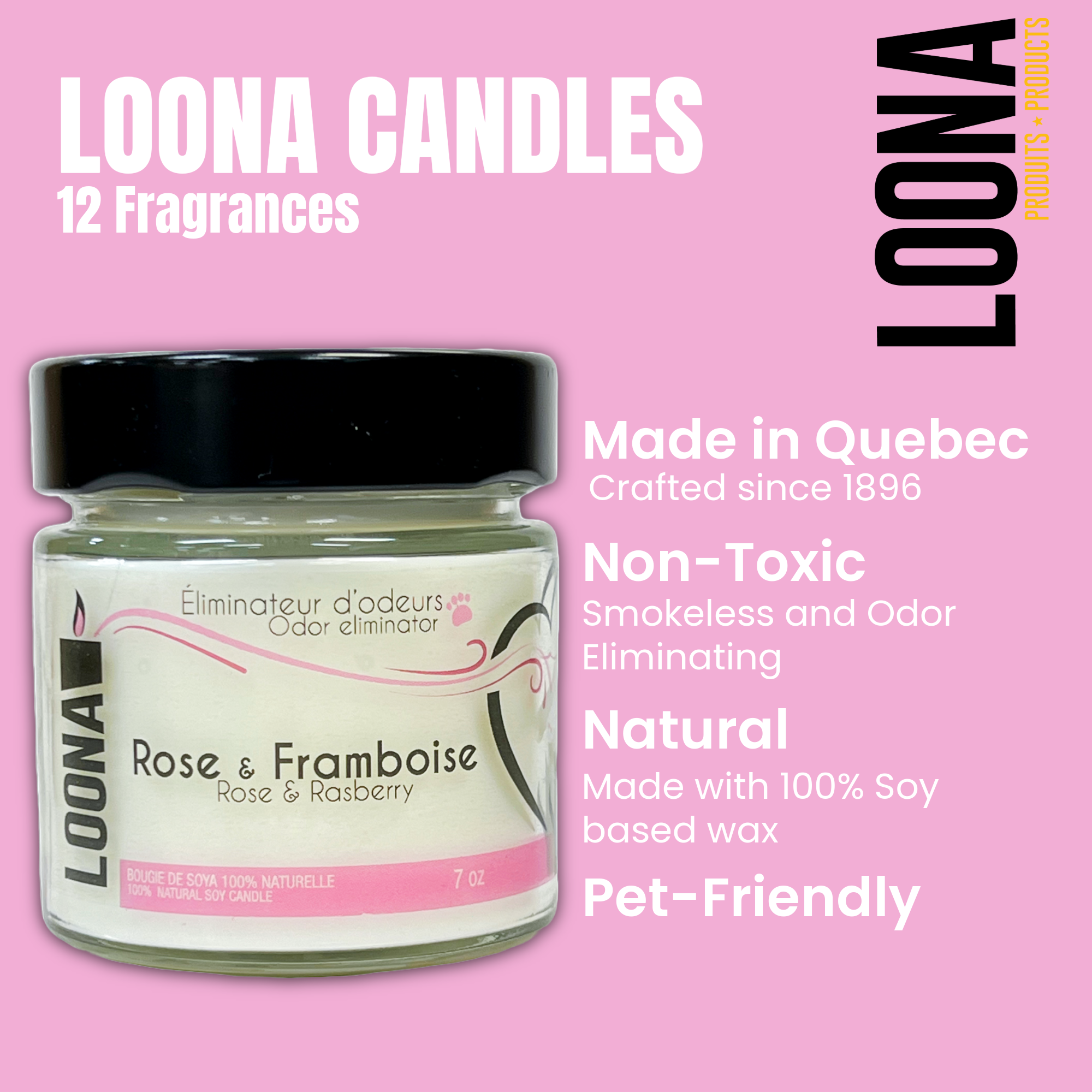 LOONA - Candle - Rose & Rasberry