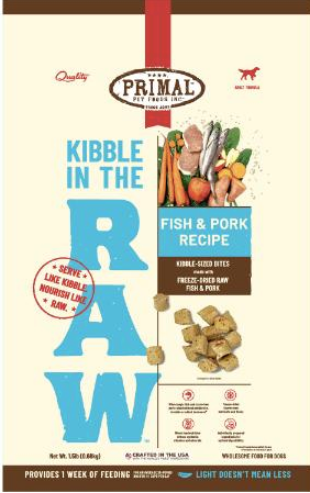 PRIMAL - Canine - Kibble in the Raw - Fish & Pork