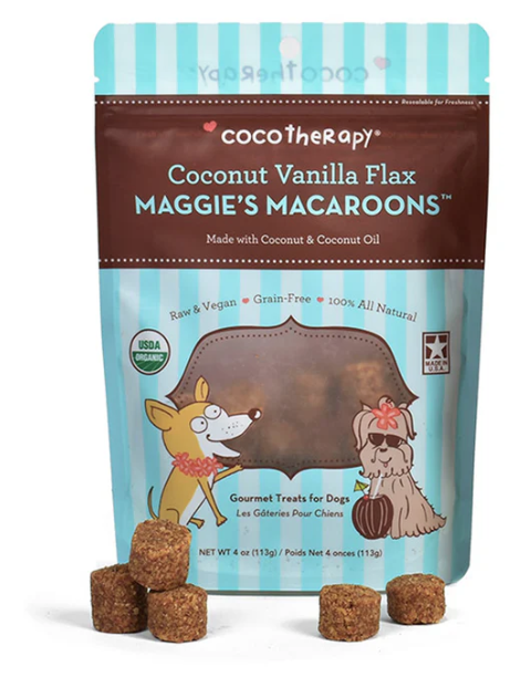 CocoTherapy - Maggie’s Macaroons – Coconut Vanilla Flax – 4 oz pouch