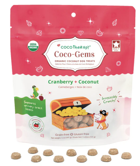 CocoTherapy - Coco-Gems - Cranberry + Coconut, 5 oz