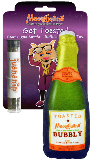 Meowijuana - Get Toasted Toy - Champagne Bottle