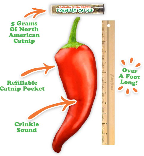 Meowijuana - Get Kickin' Toy - Chili Pepper