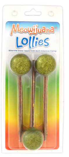 Meowijuana - Catnip & Silvervine Lollies