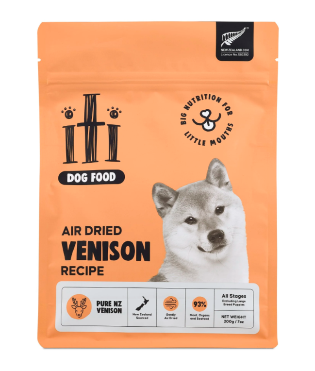 iTi - Dog - Air-Dried - Venison - Pouches - 200g - Individuals