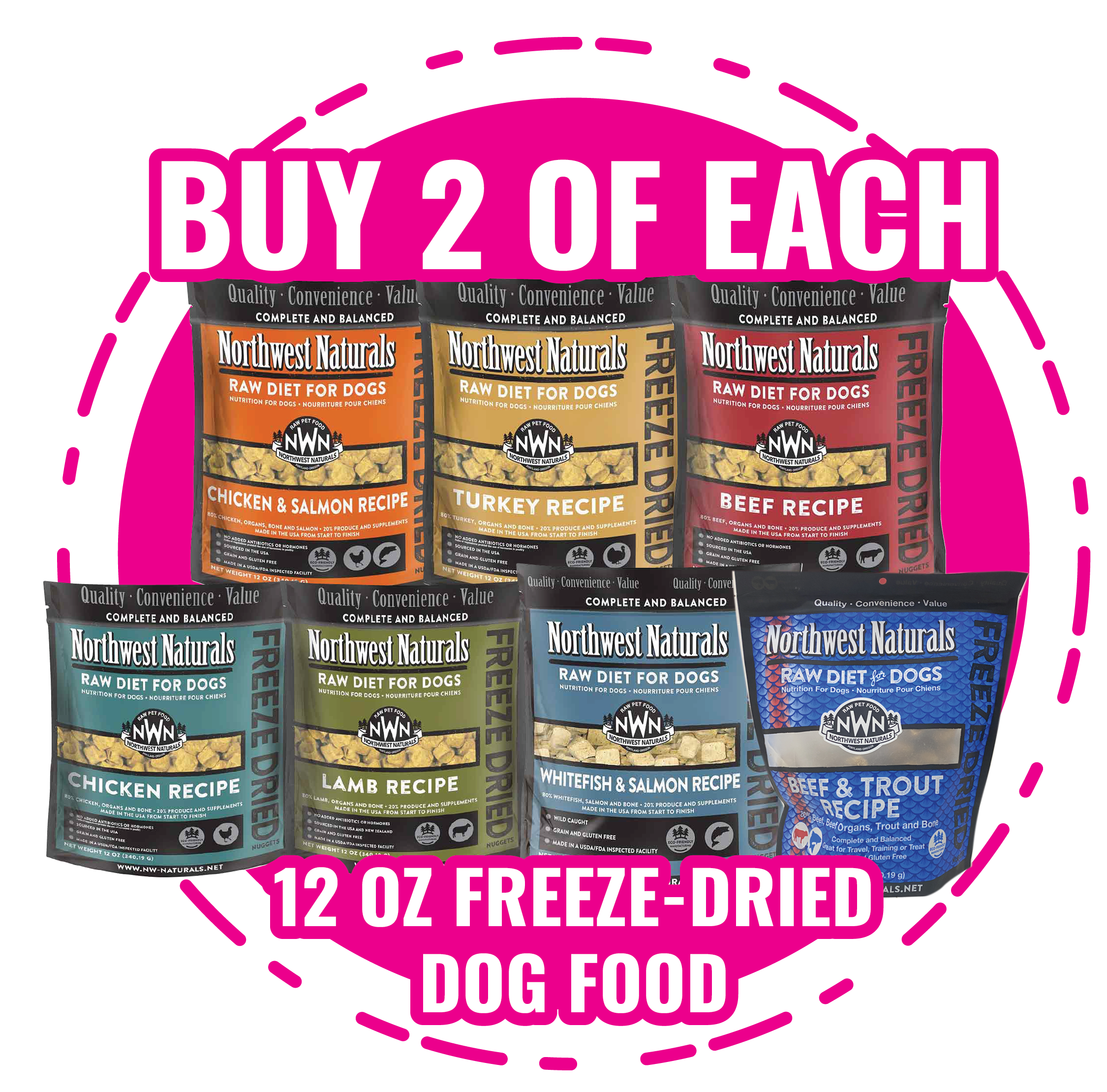 Northwest Naturals 12oz Bundle