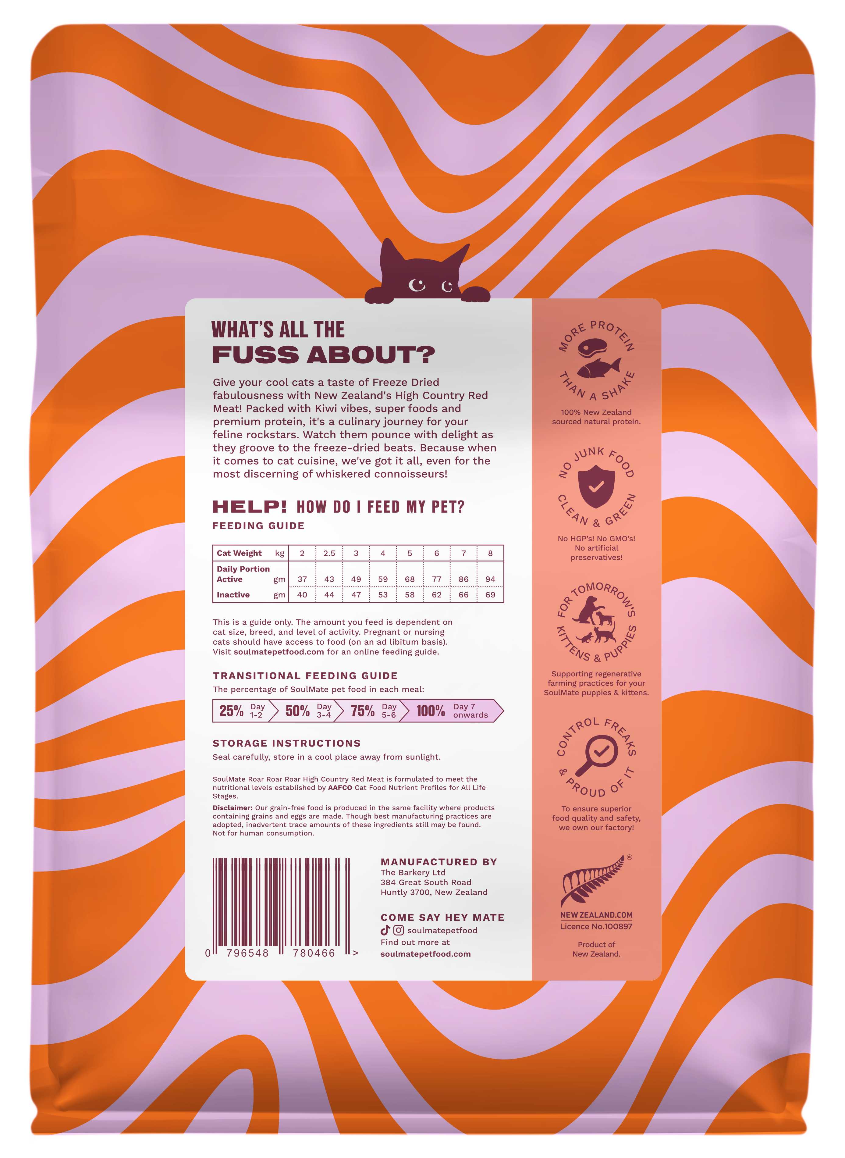 SoulMate - Cat - Freeze-Dried - Roar Roar Roar - High Country Red Meat