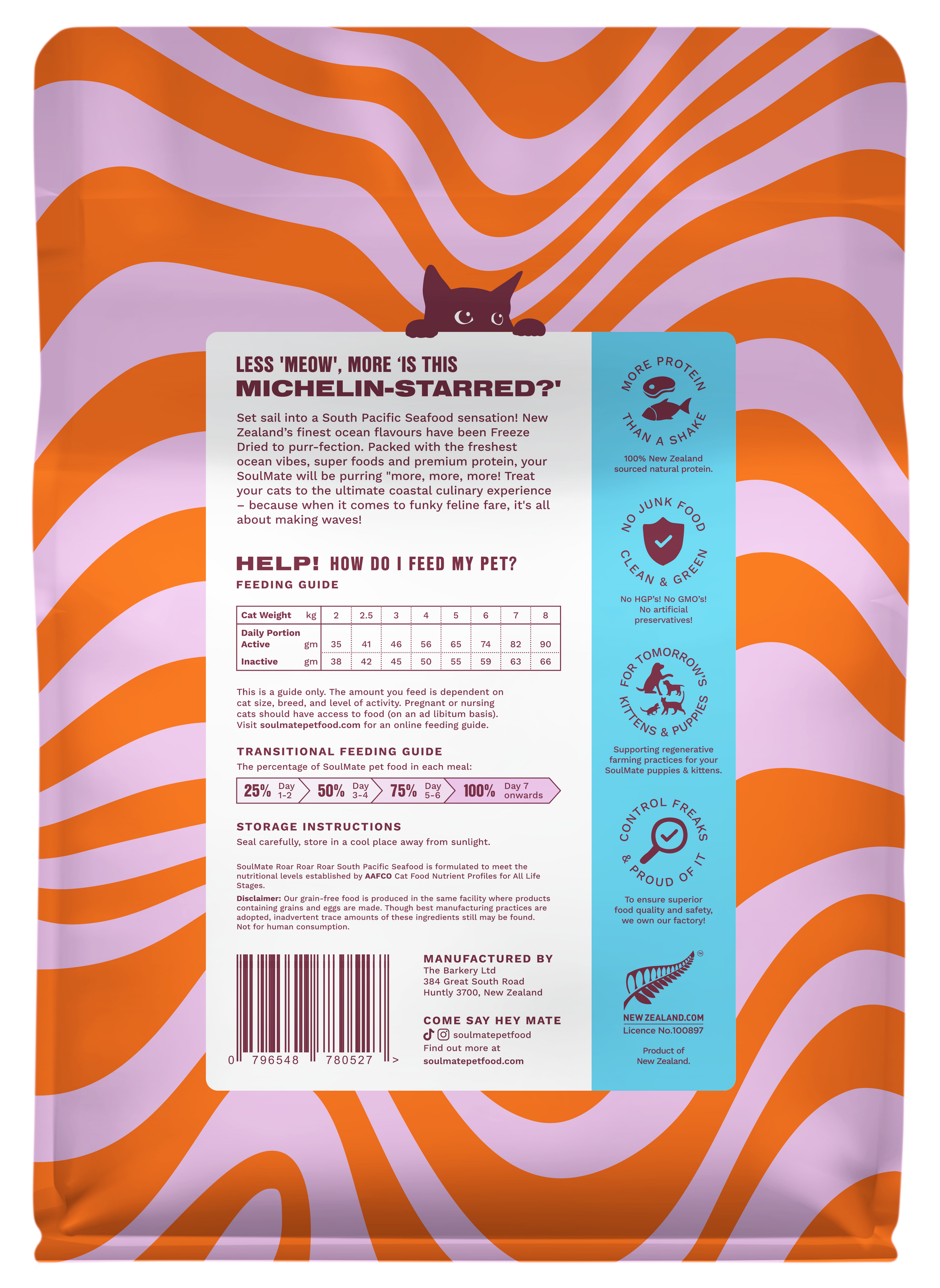 SoulMate - Cat - Freeze-Dried - Roar Roar Roar - South Pacific Seafood