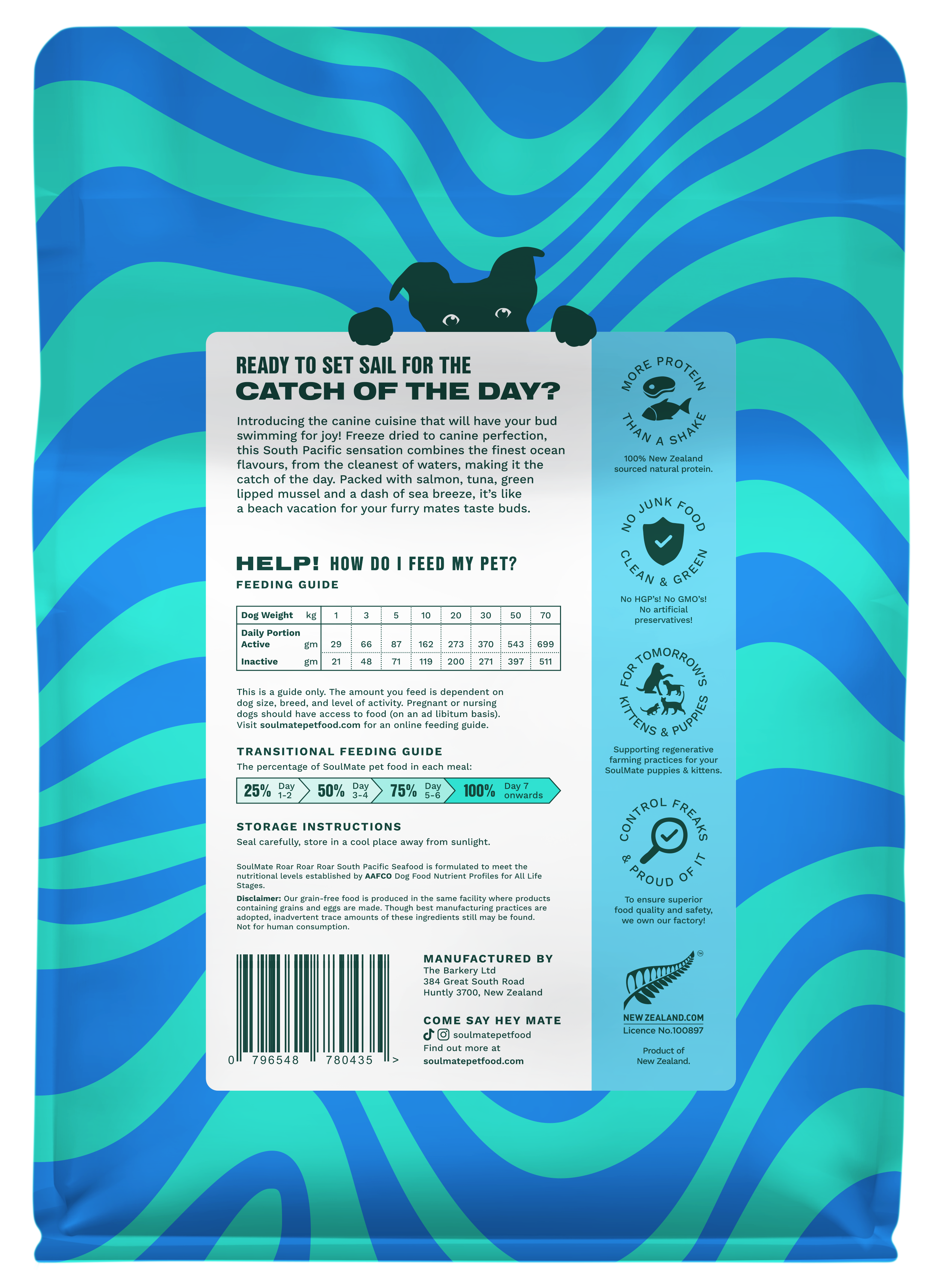 SoulMate - Dog - Freeze-Dried - Roar Roar Roar - South Pacific Seafood