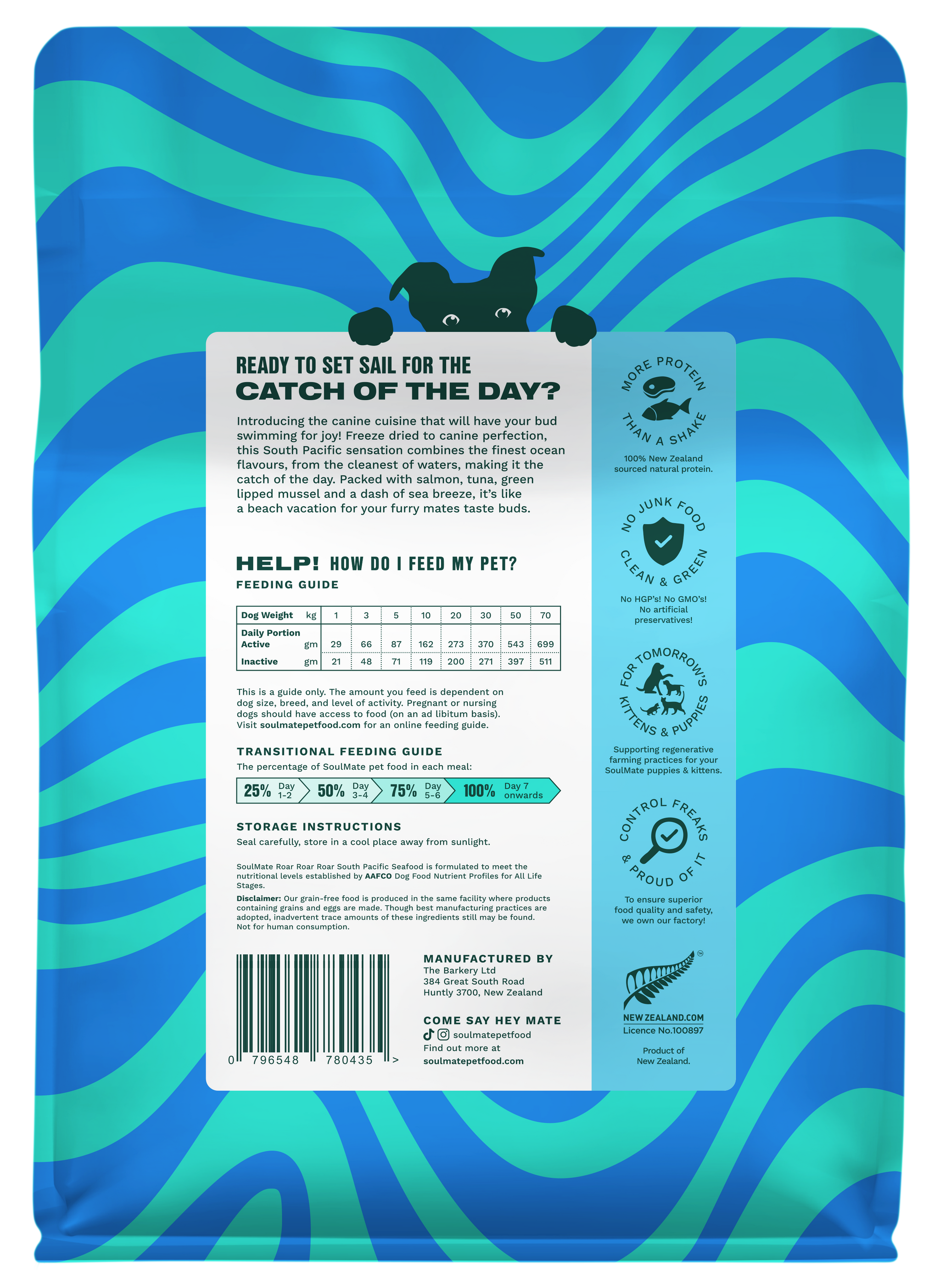 SoulMate - Dog - Freeze-Dried - Roar Roar Roar - South Pacific Seafood