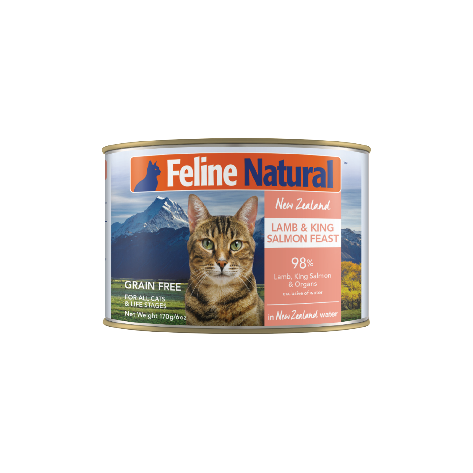 Feline Natural- Lamb & Salmon Feast Can