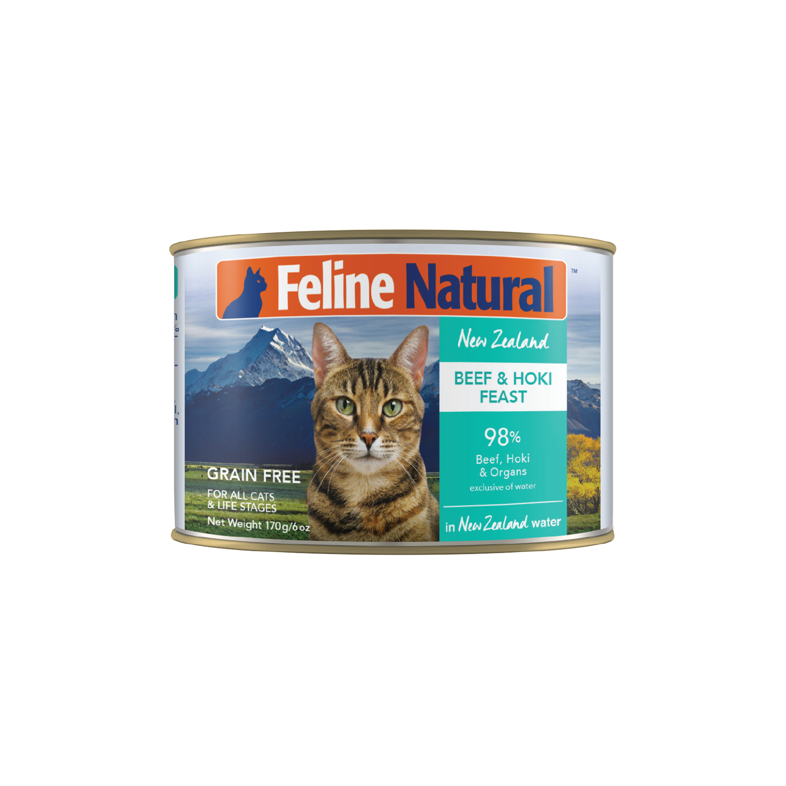 Feline Natural - Beef & Hoki feast  Can