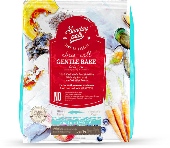 Sunday Pets - Gently Baked GF Hoki Dog - pets canada