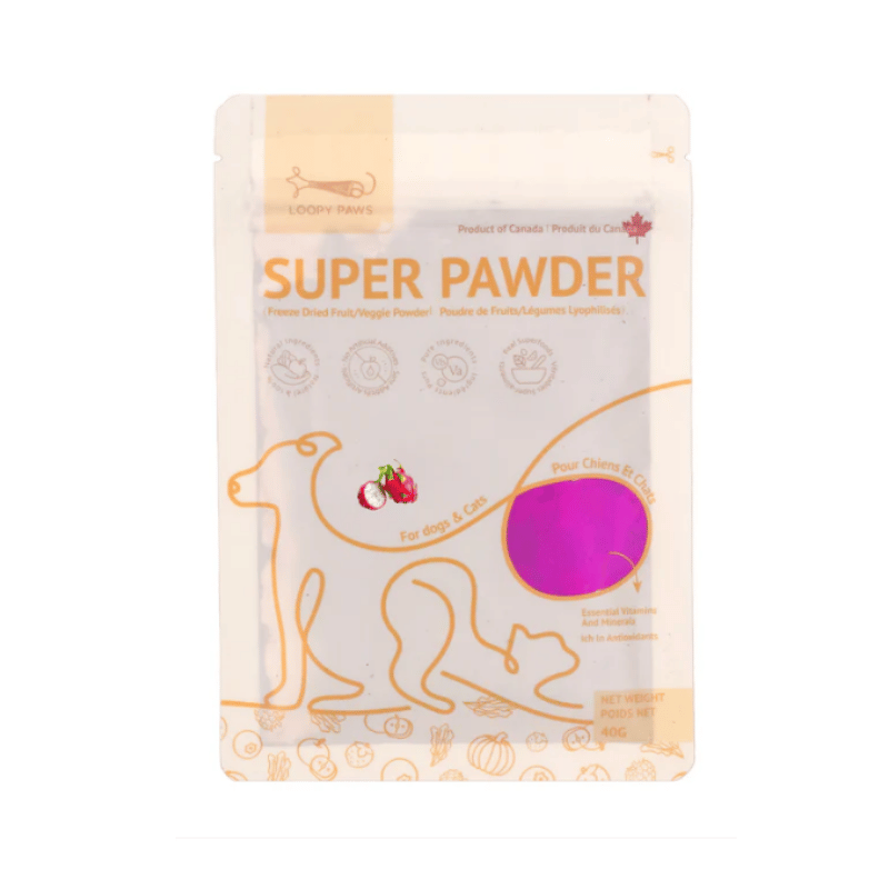 Loopy Paws - Super Pawder - Dragon Fruits - 40g