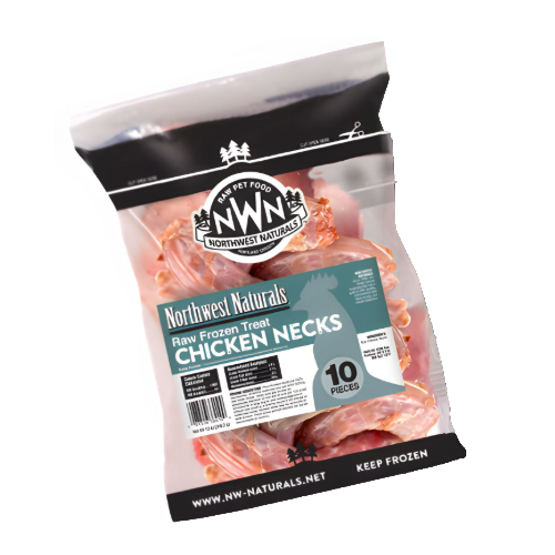 Northwest Naturals -Raw Frozen Chicken Necks (10 x pkg)