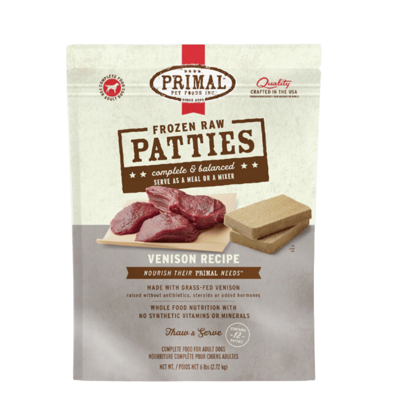 PRIMAL - Canine - Patties - Venison