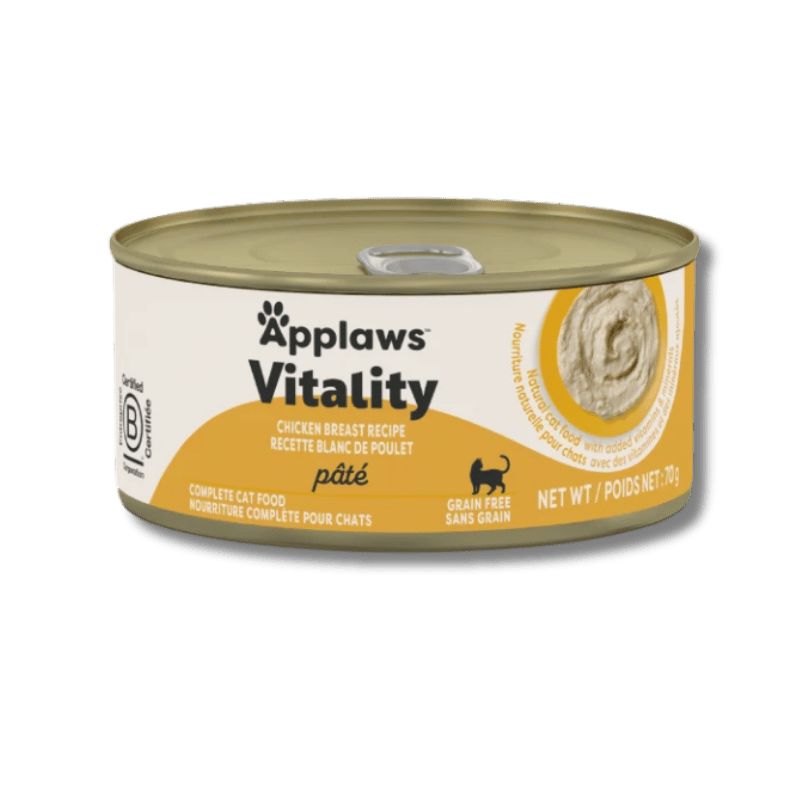Applaws - Can - Cat - Vitality - Chicken Breast Pate - 70g (24)