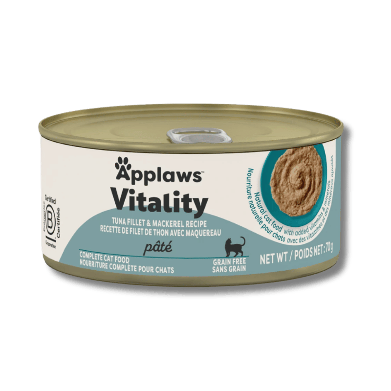 Applaws - Can - Cat - Vitality - Tuna & Mackerel Pate  - 70g (24)
