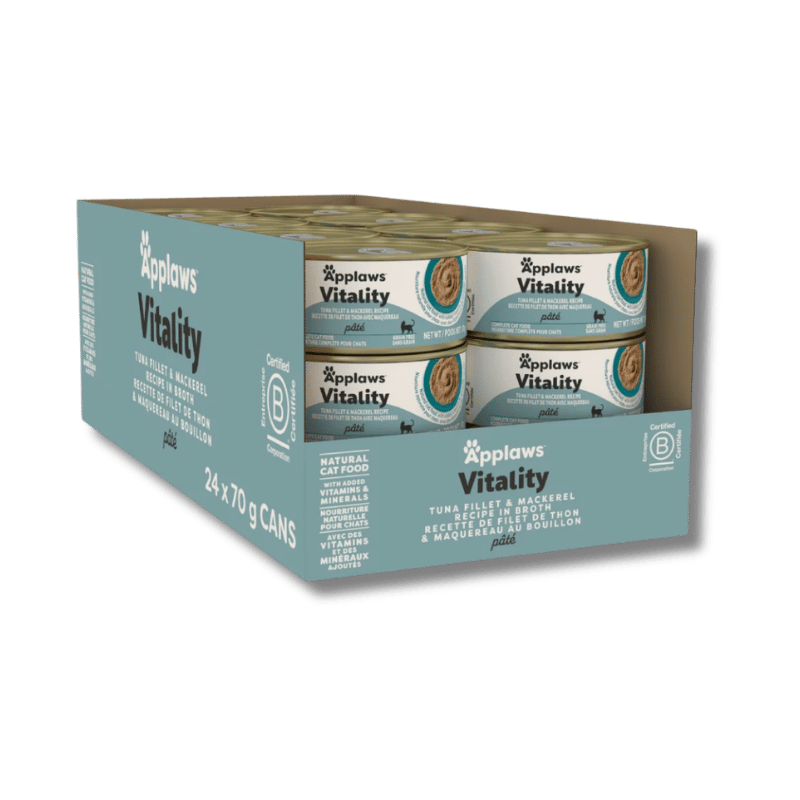 Applaws - Can - Cat - Vitality - Tuna & Mackerel Pate  - 70g (24)