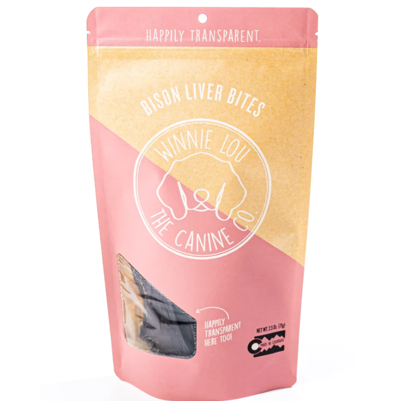 Winnie Lou- Bison Liver bites- 2.5oz