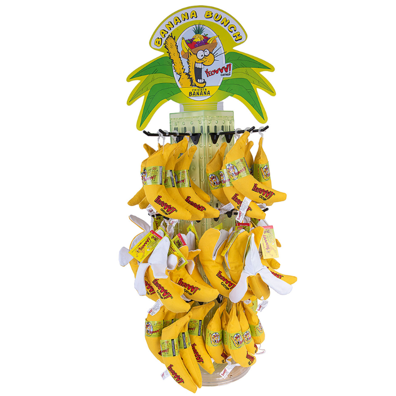 Yeowww! - Banana Bunch Rotating display & Header (w/72 Yeowww! Bananas)