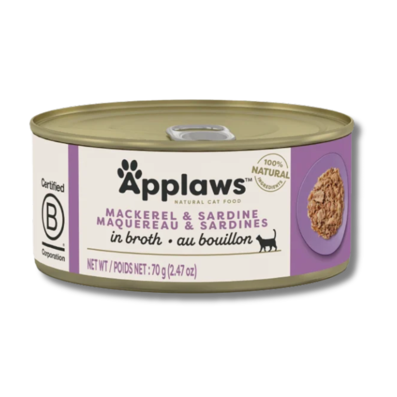 Applaws - can - Mackerel & Sardine  (Cat) - 70g (24)